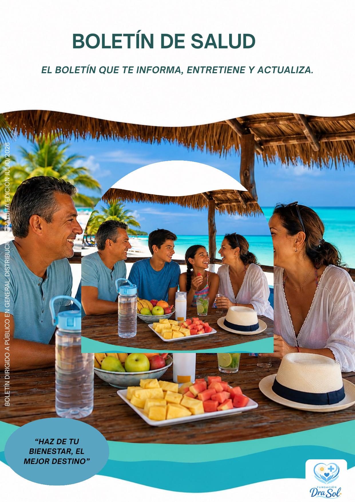 Portada del Boletín de Salud Julio 2026 de Fundación Dra Sol