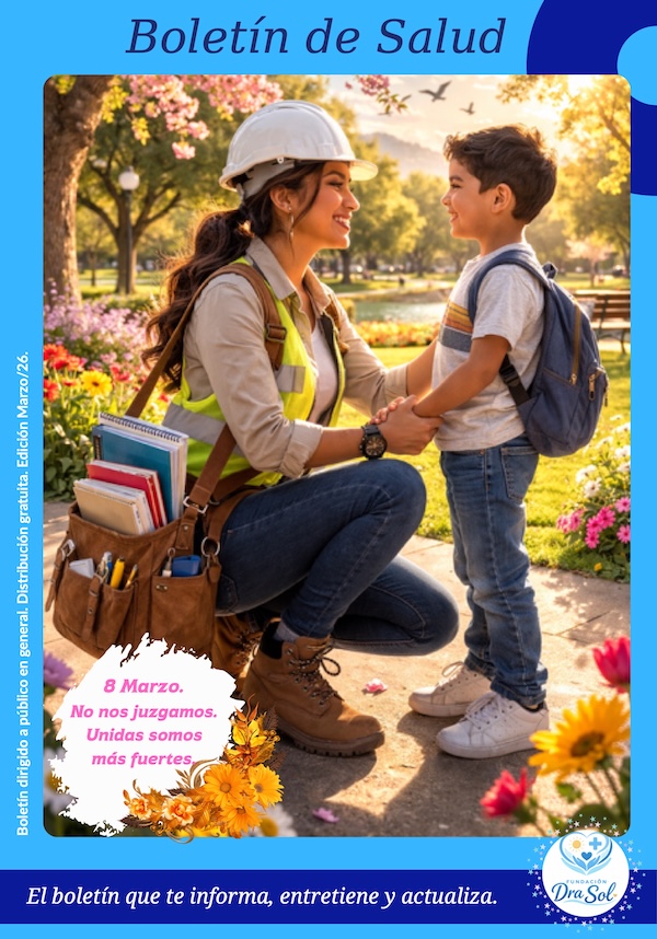 Portada del Boletín de Salud Marzo 2026 de Fundación Dra Sol